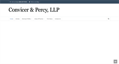 Desktop Screenshot of convicerpercy.com